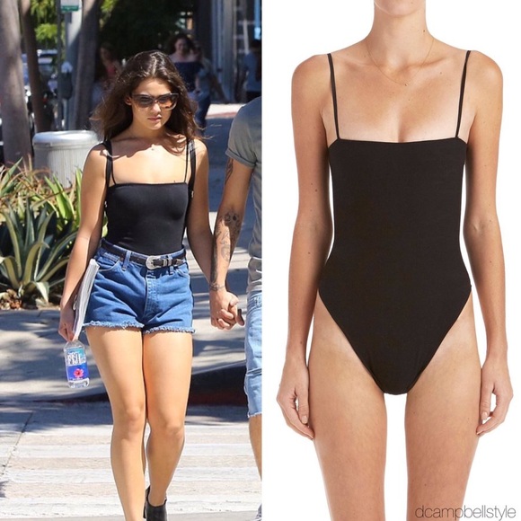 Are You Am I Kimia Bodysuit- Black - Picture 7 of 11